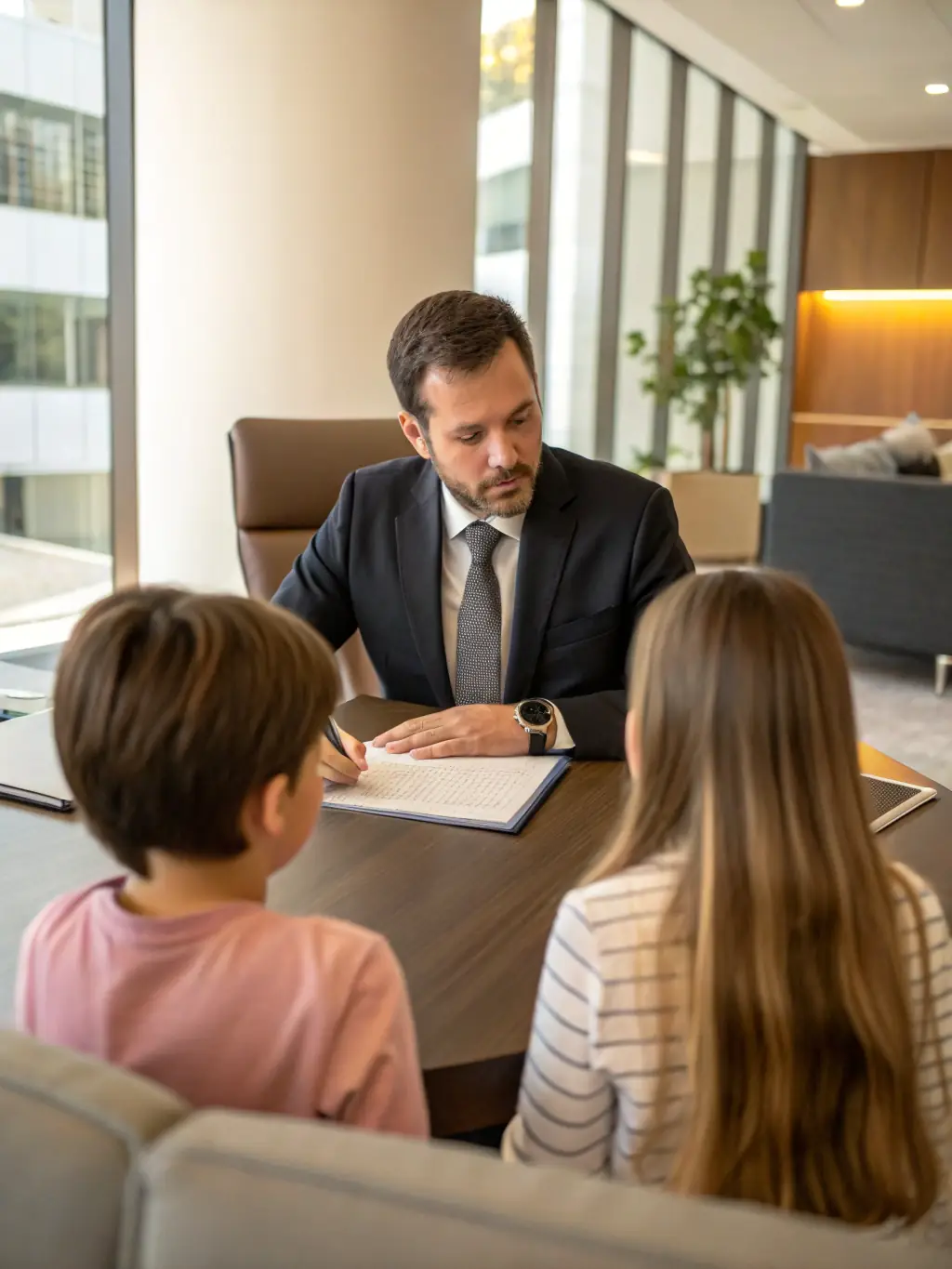 A mediator expertly guiding parties through a high-stakes negotiation, ensuring effective communication and strategic problem-solving to reach a mutually beneficial agreement.