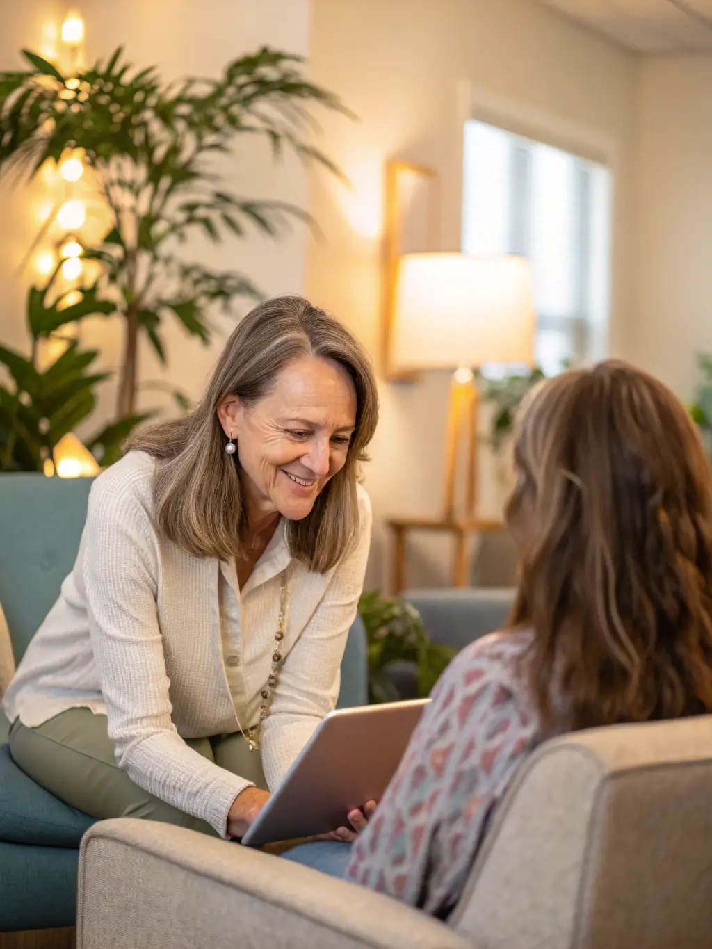 A mediator skillfully guiding a client through an advocacy mediation session, demonstrating empathy and strategic communication to achieve a favorable outcome.